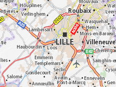 carte de Lille